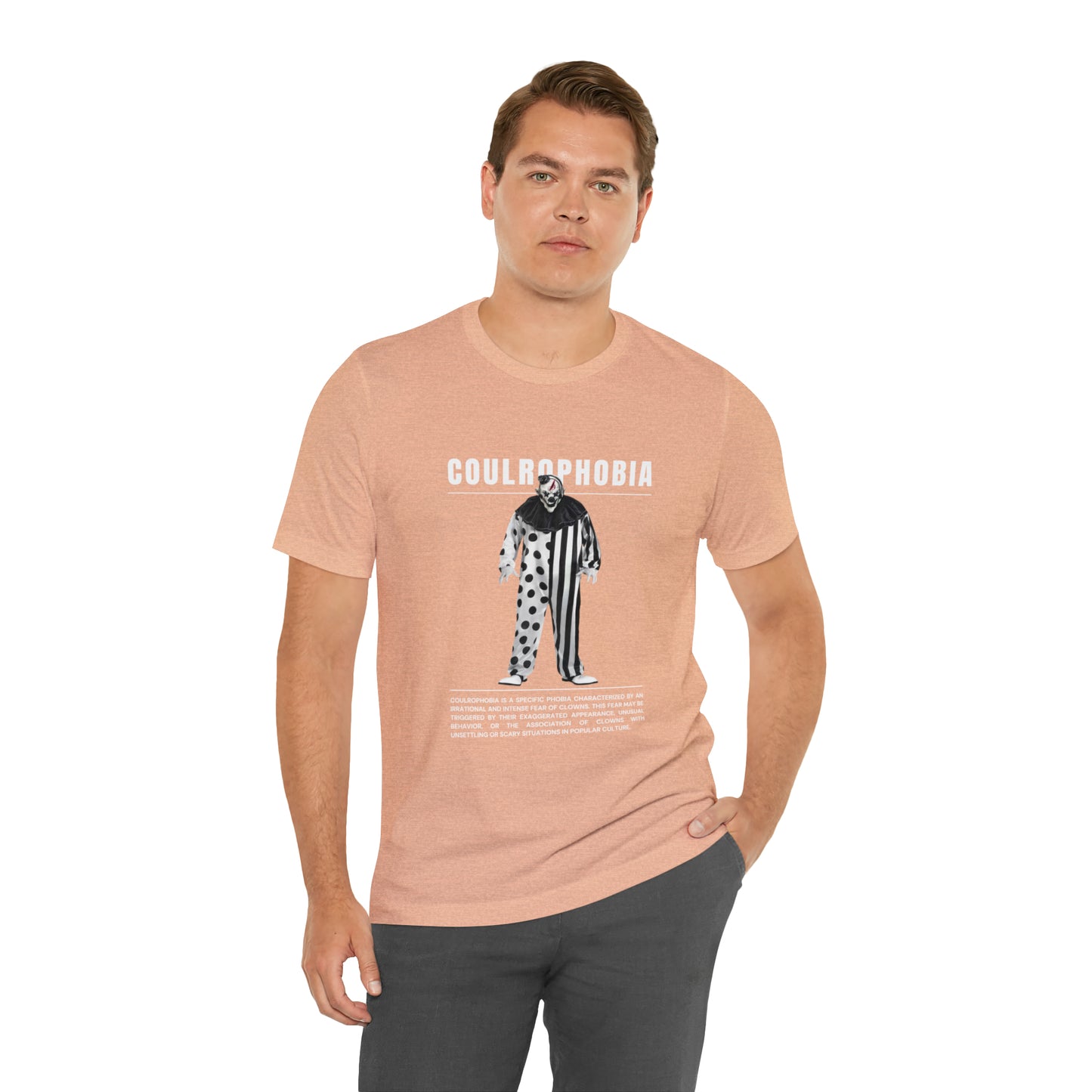 Coulrophobia Fear of Clowns Halloween Tee