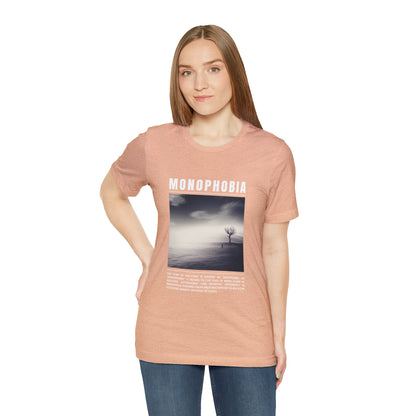Monophobia Fear of Being Alone Halloween Tee