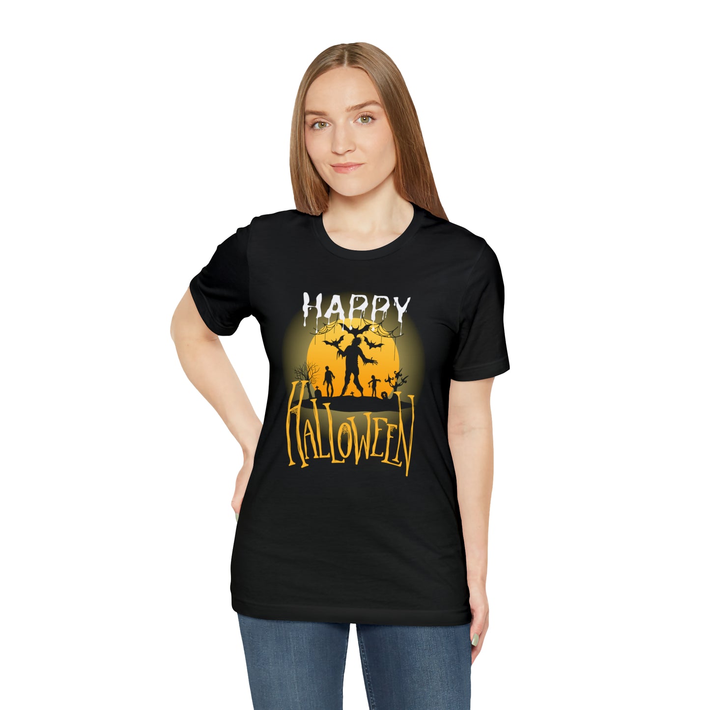 Happy Halloween Graveyard Tee
