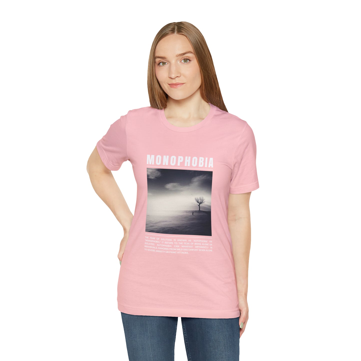 Monophobia Fear of Being Alone Halloween Tee