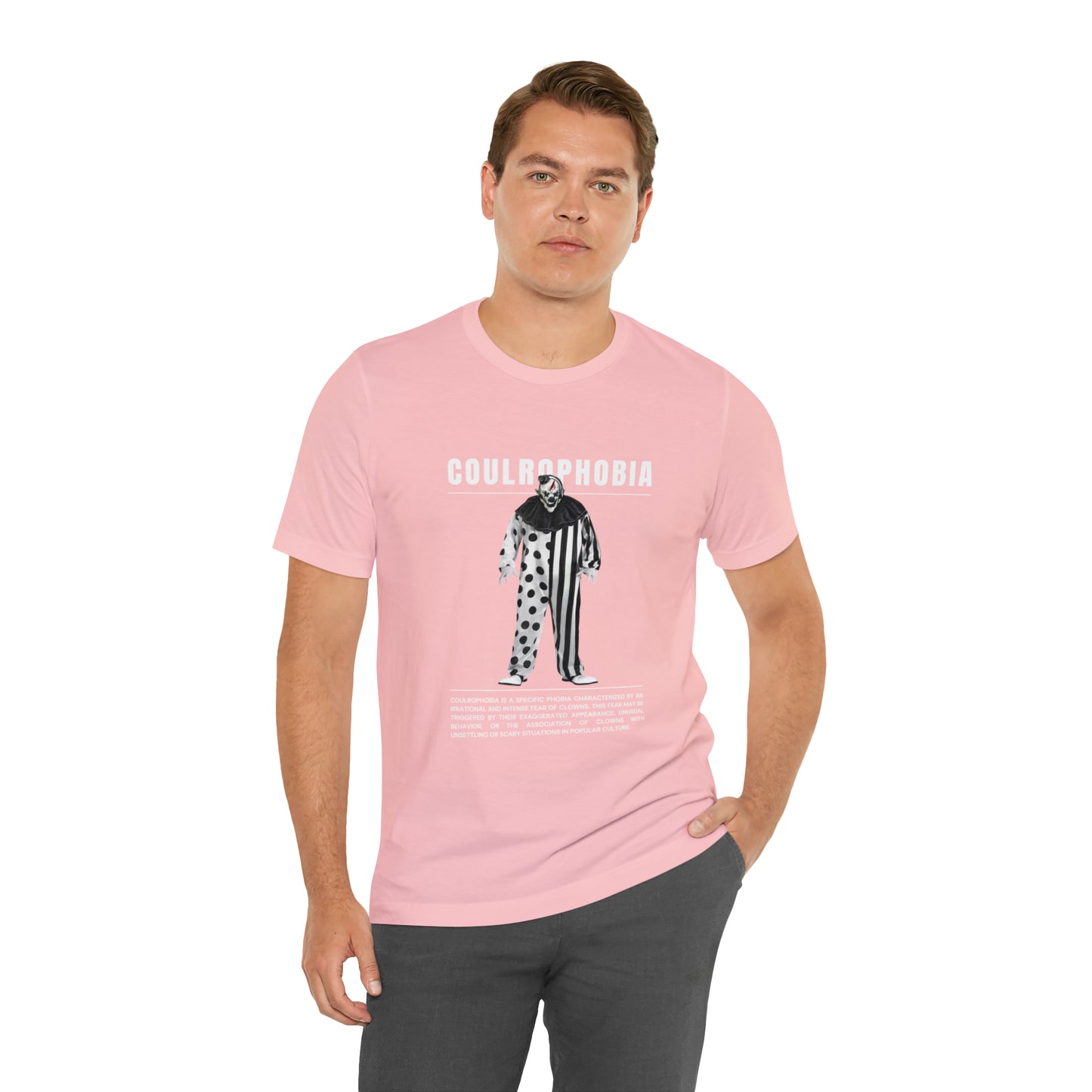 Coulrophobia Fear of Clowns Halloween Tee
