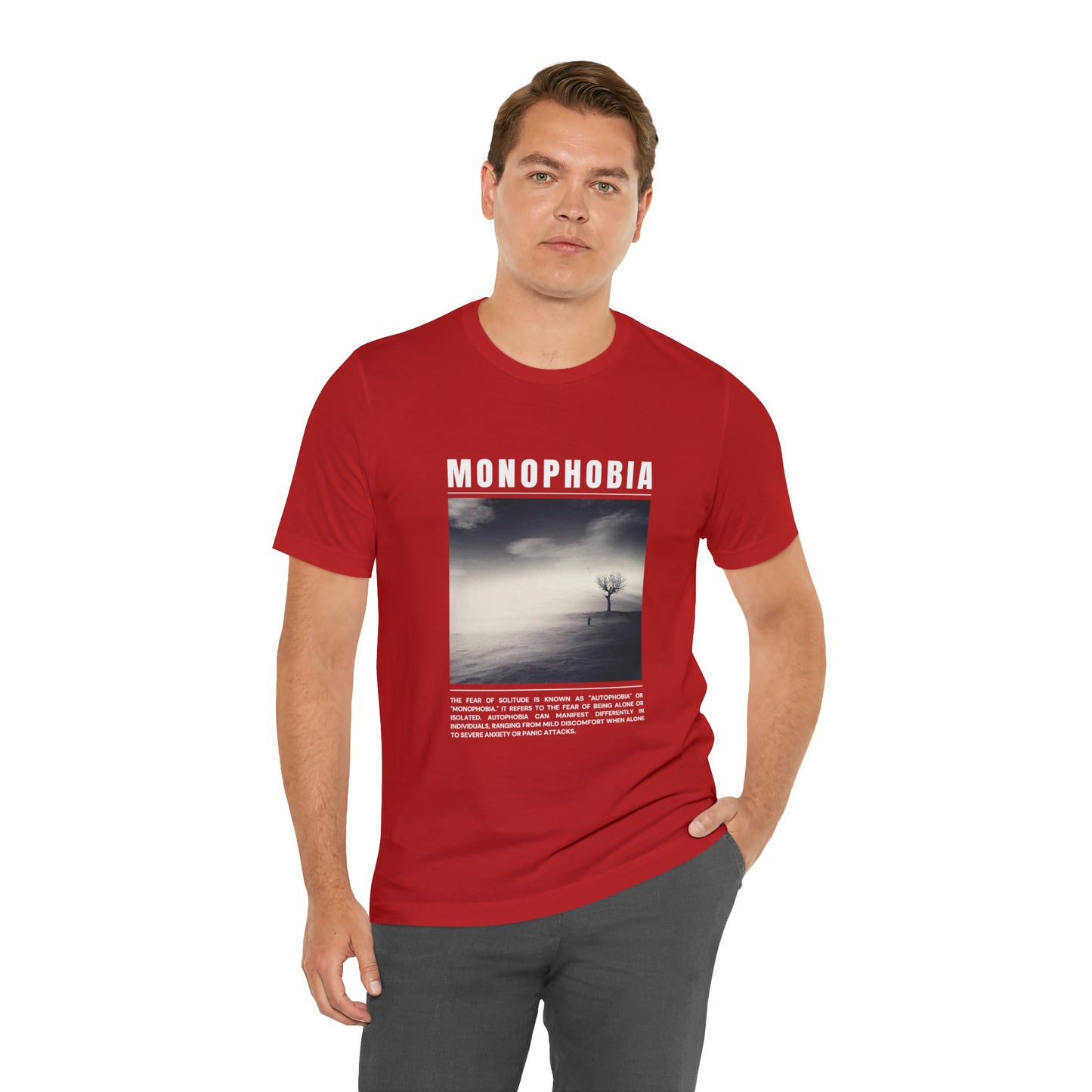 Monophobia Fear of Being Alone Halloween Tee