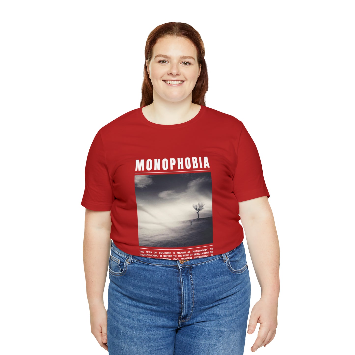 Monophobia Fear of Being Alone Halloween Tee
