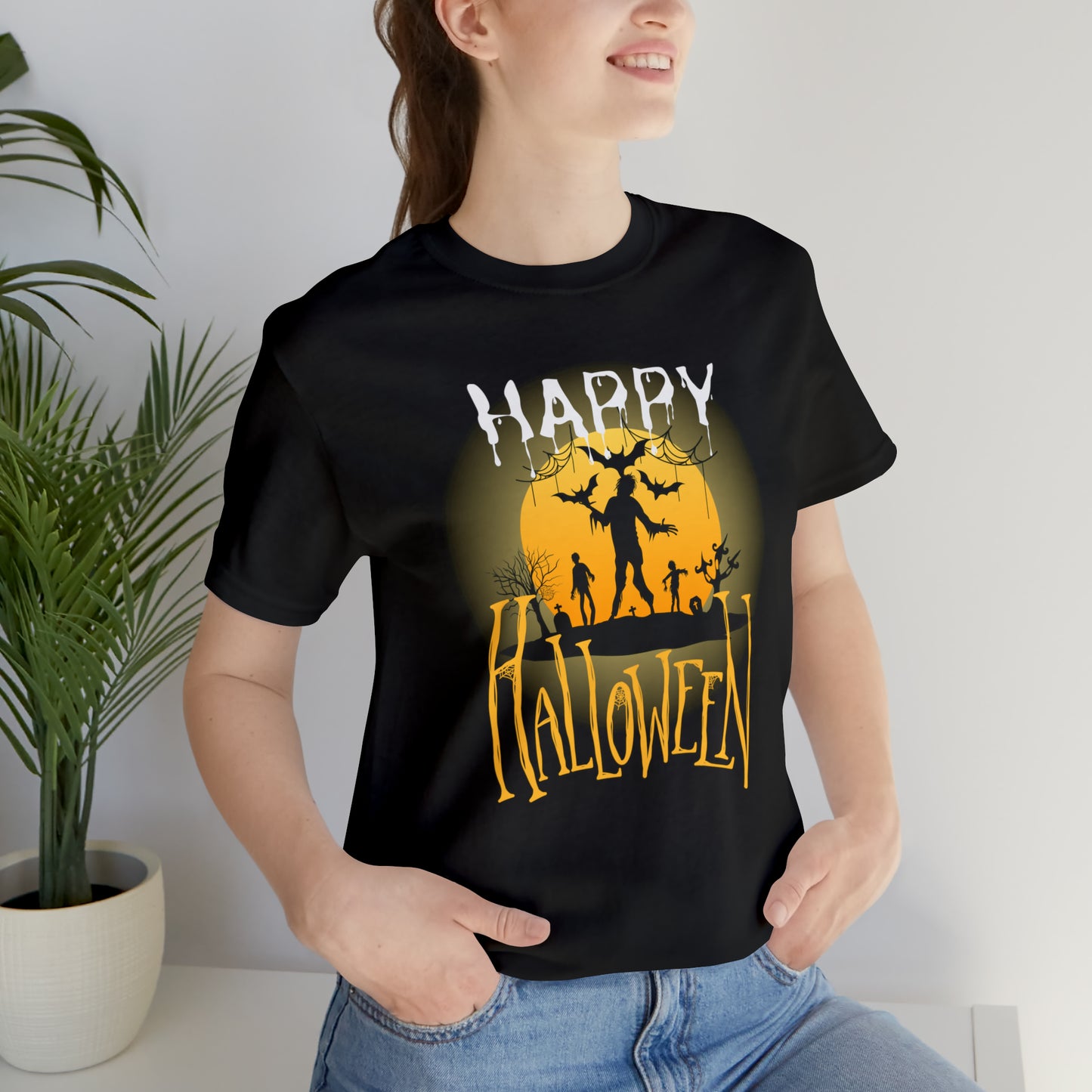 Happy Halloween Graveyard Tee