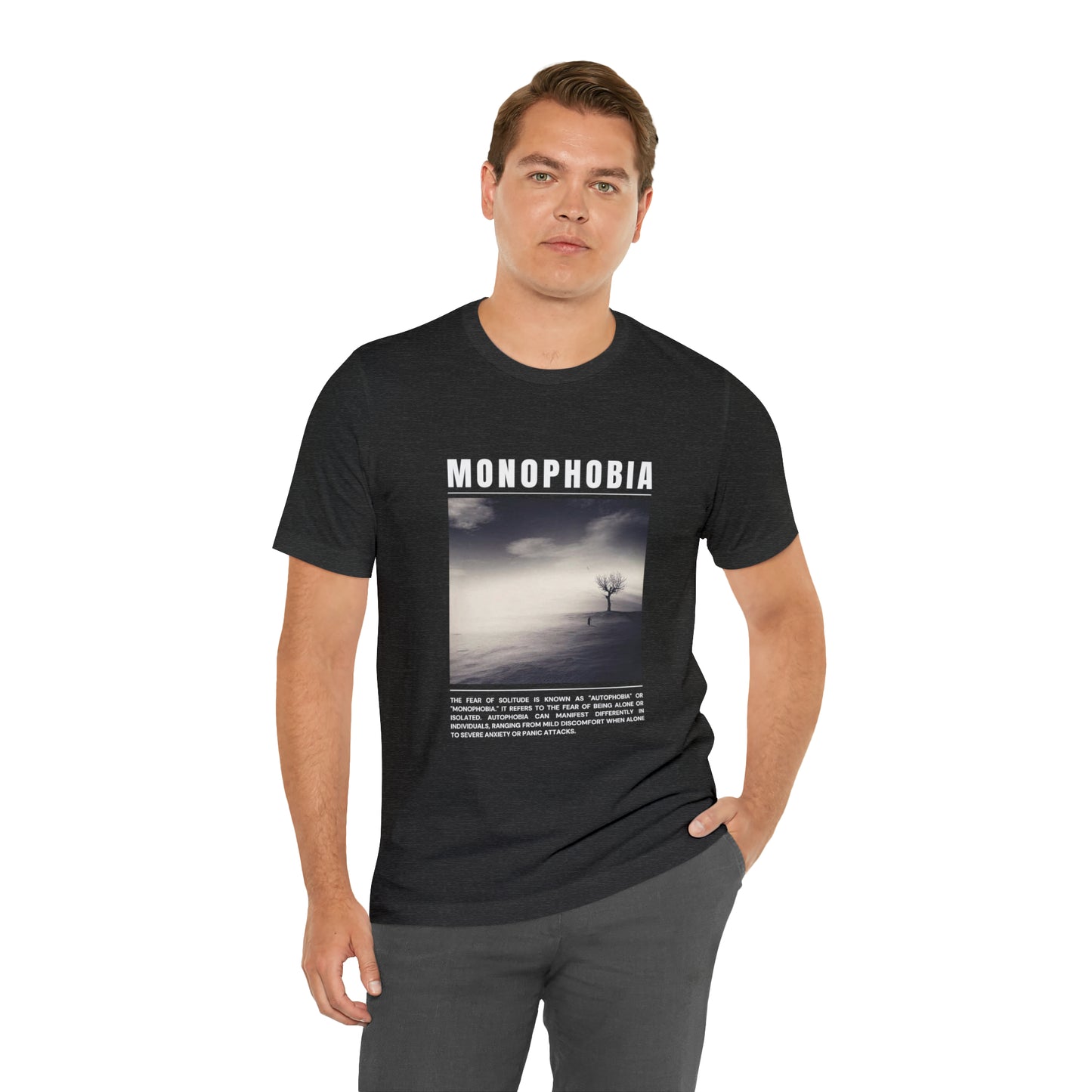 Monophobia Fear of Being Alone Halloween Tee