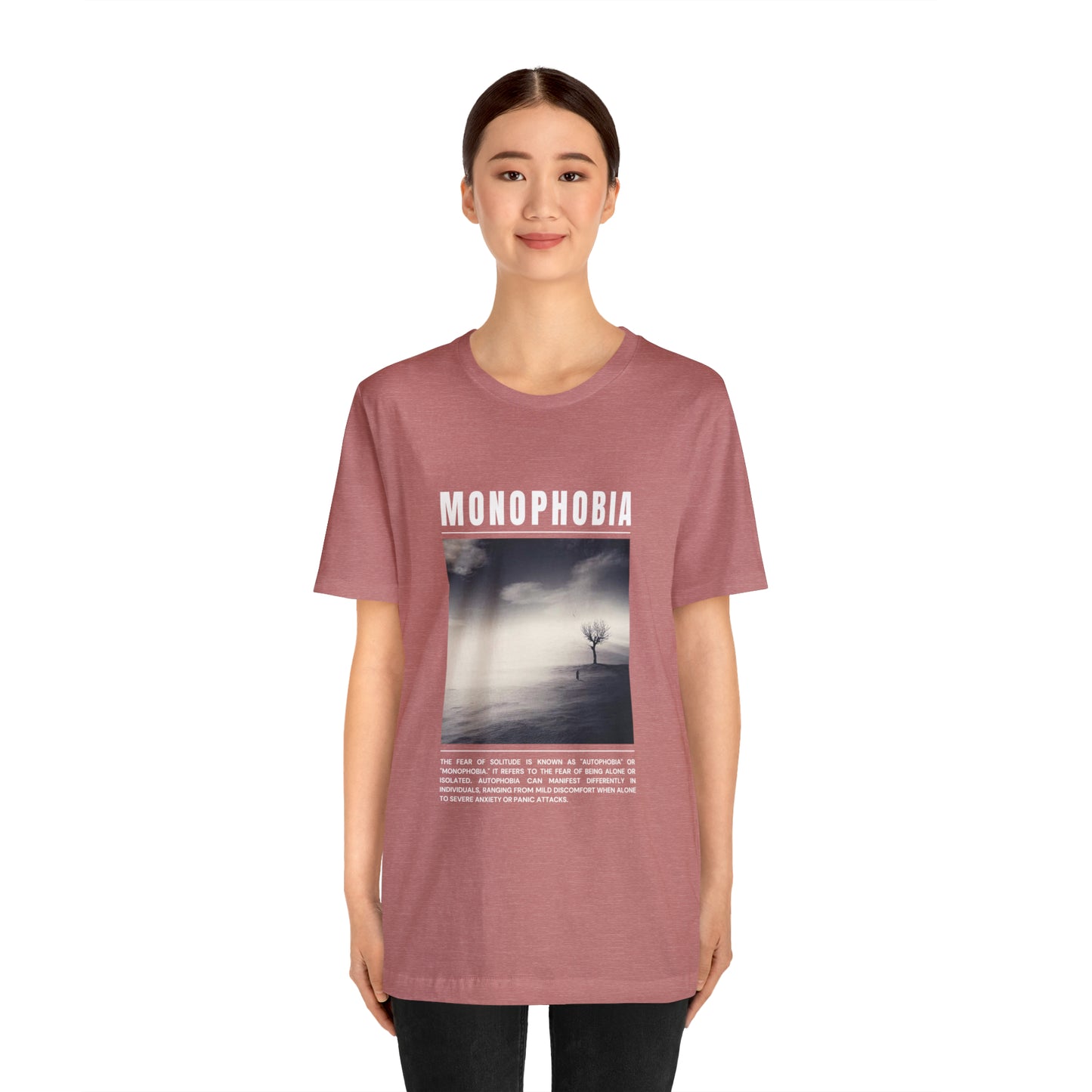 Monophobia Fear of Being Alone Halloween Tee