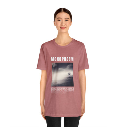 Monophobia Fear of Being Alone Halloween Tee
