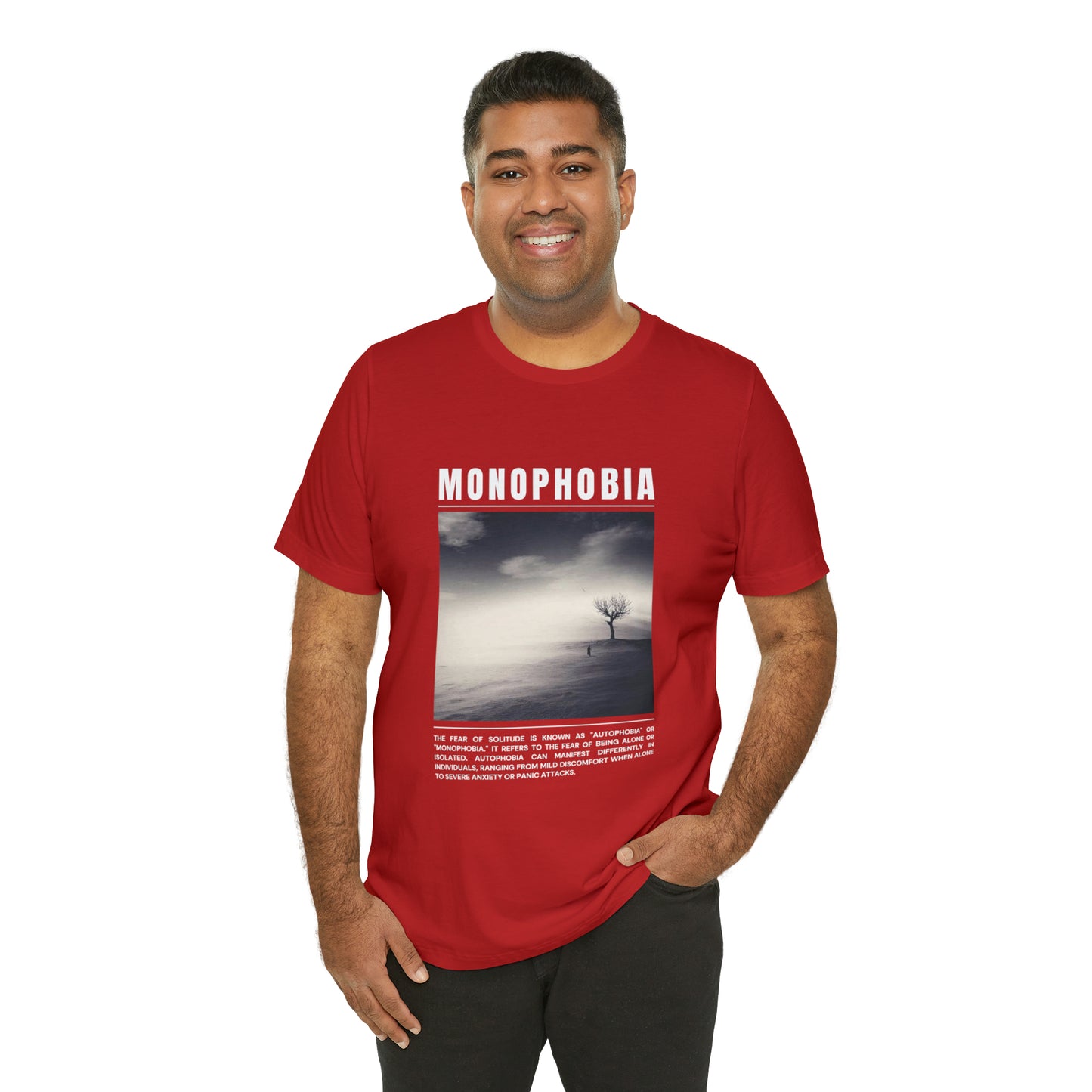Monophobia Fear of Being Alone Halloween Tee