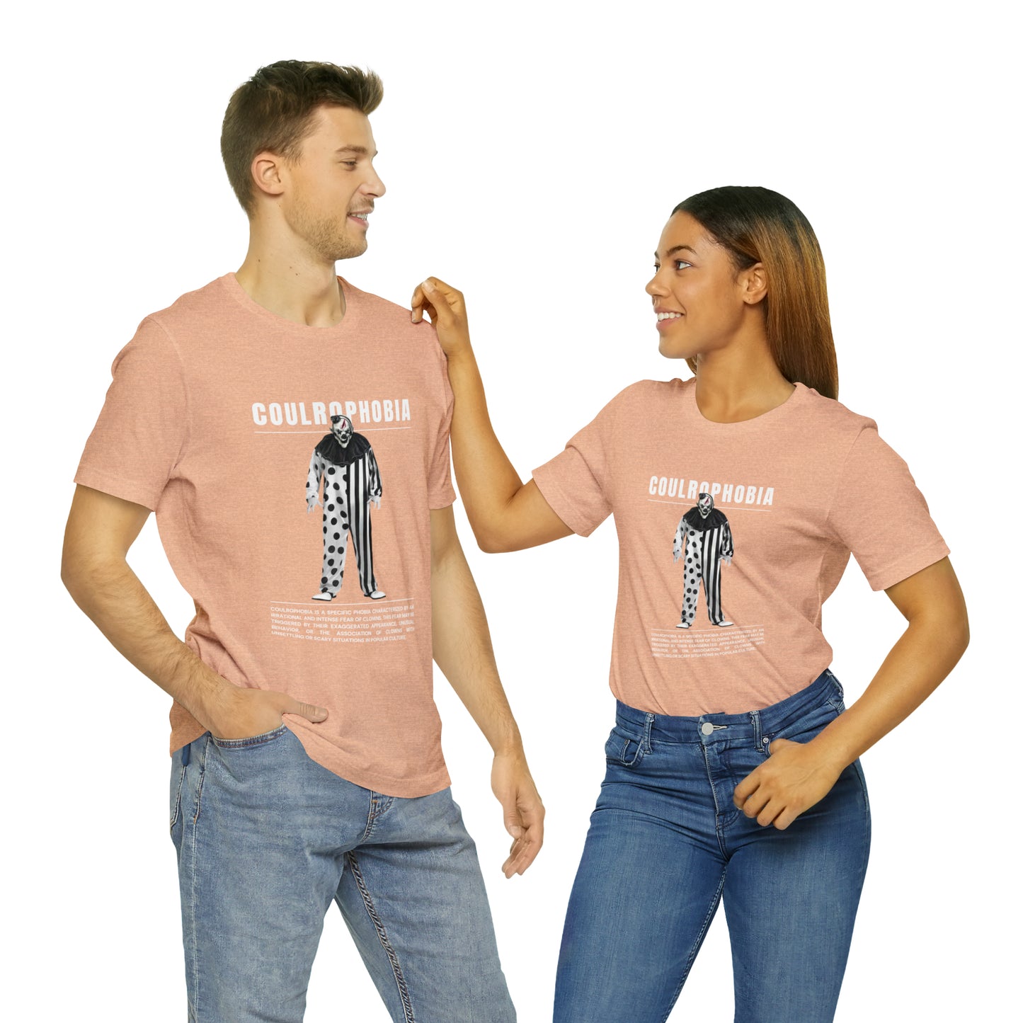 Coulrophobia Fear of Clowns Halloween Tee
