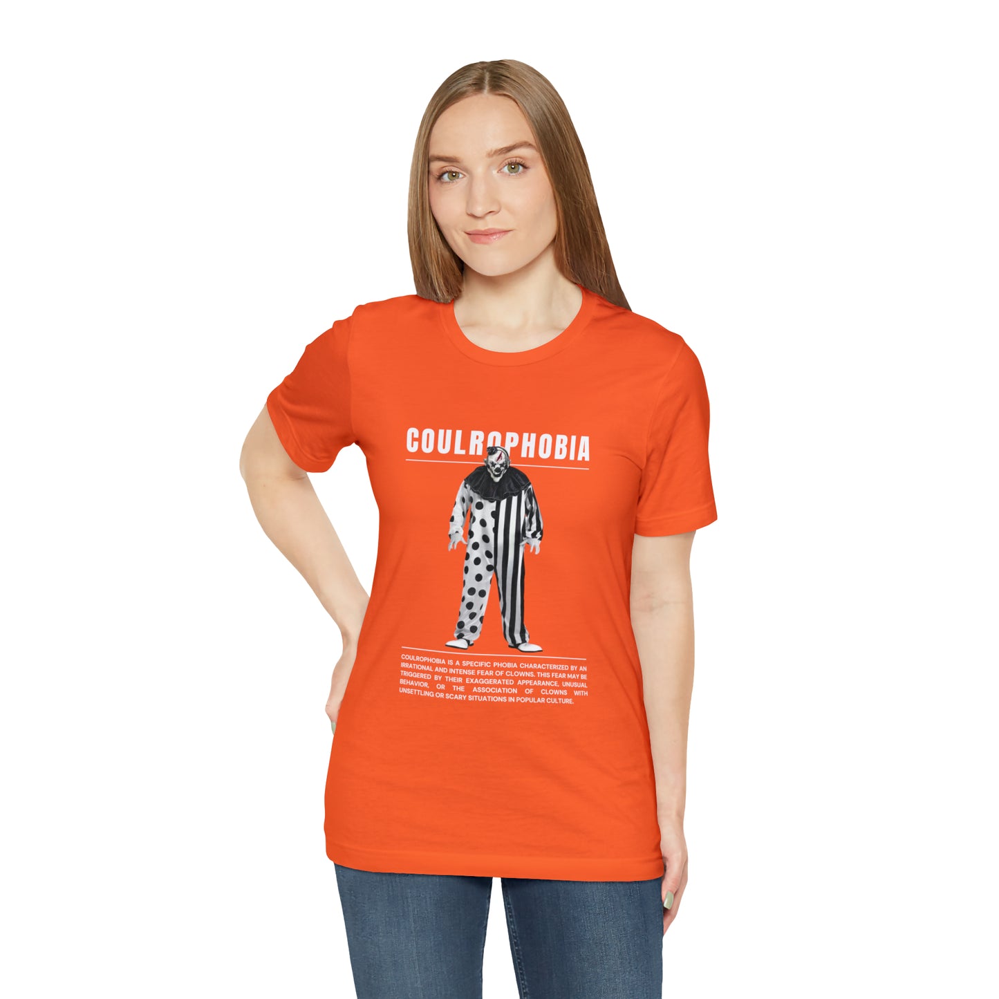 Coulrophobia Fear of Clowns Halloween Tee