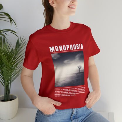Monophobia Fear of Being Alone Halloween Tee