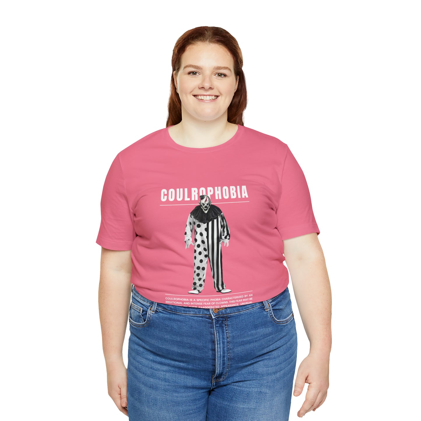 Coulrophobia Fear of Clowns Halloween Tee