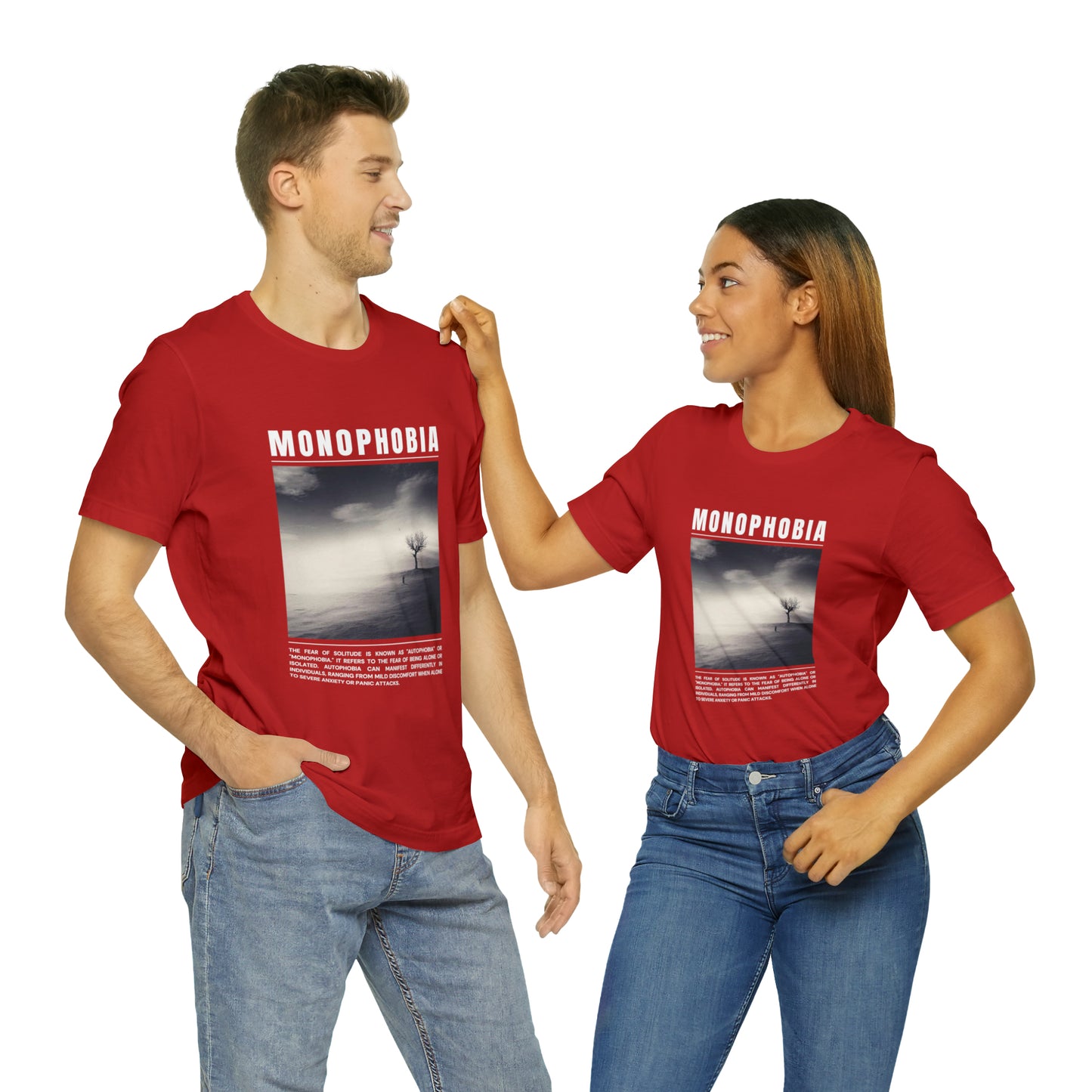 Monophobia Fear of Being Alone Halloween Tee