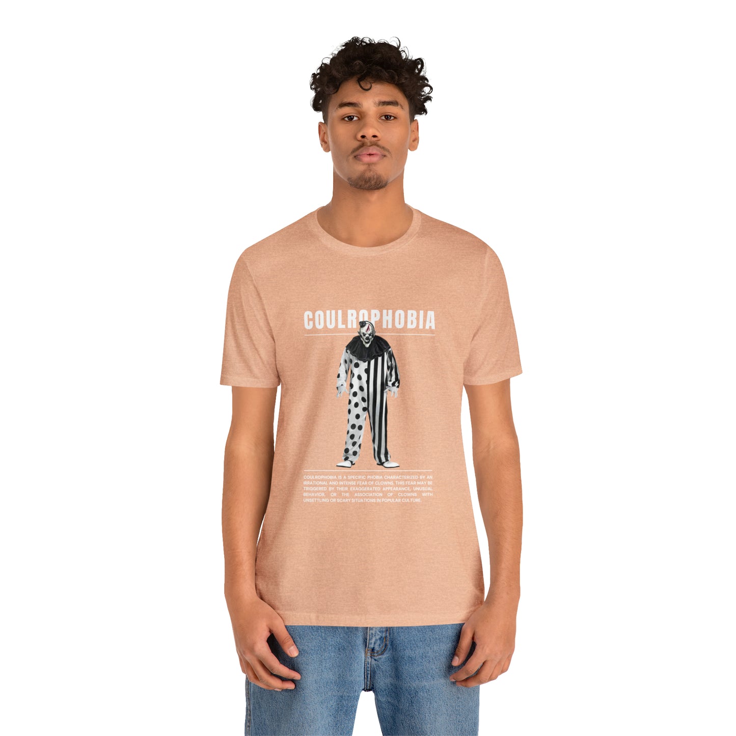 Coulrophobia Fear of Clowns Halloween Tee