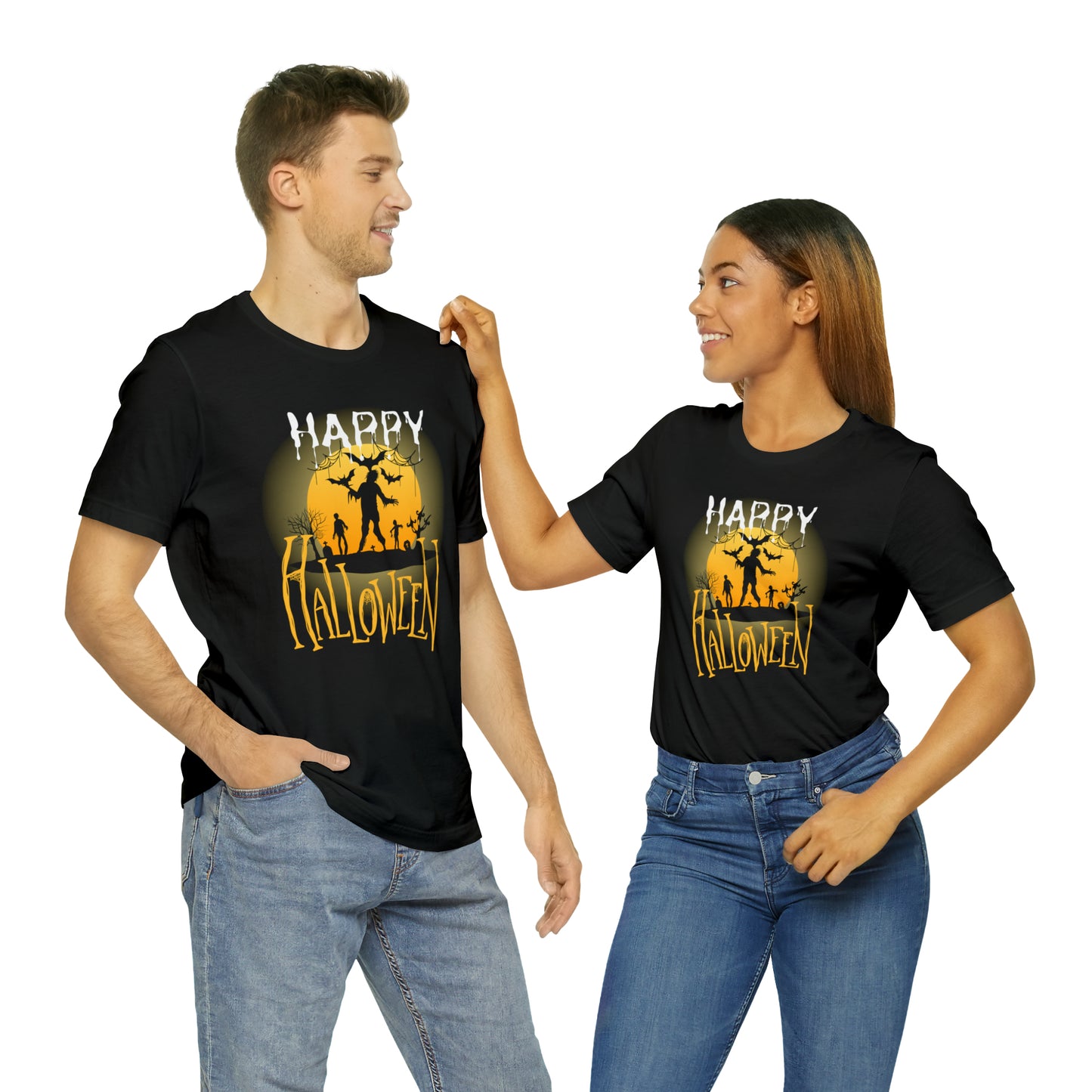 Happy Halloween Graveyard Tee