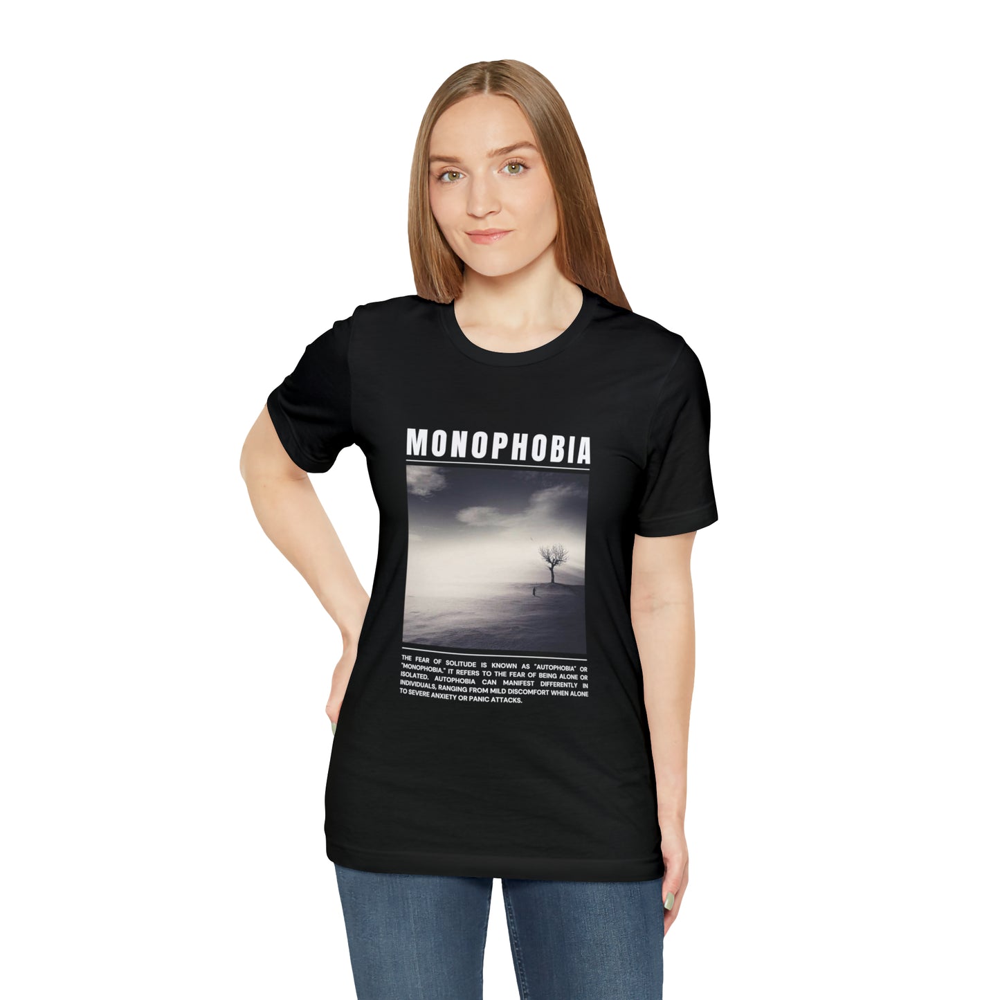 Monophobia Fear of Being Alone Halloween Tee