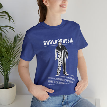 Coulrophobia Fear of Clowns Halloween Tee