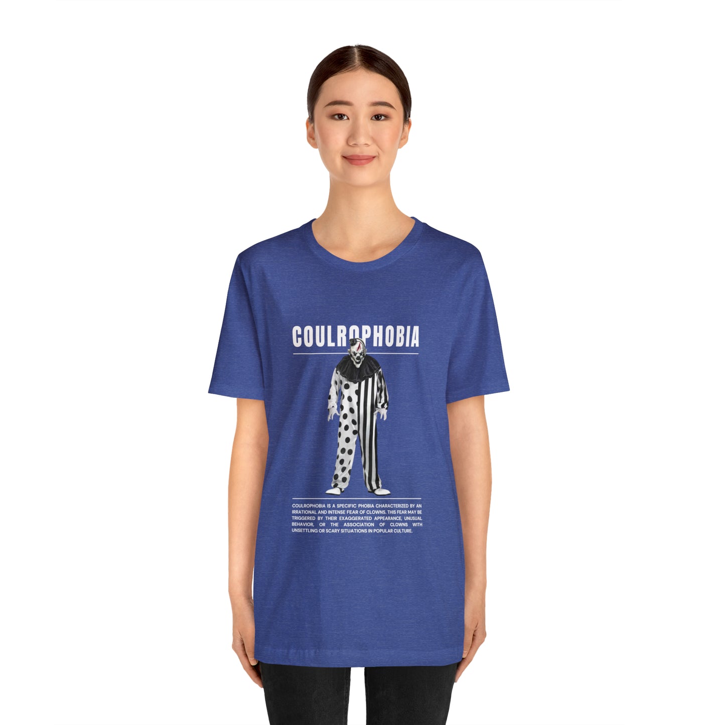 Coulrophobia Fear of Clowns Halloween Tee