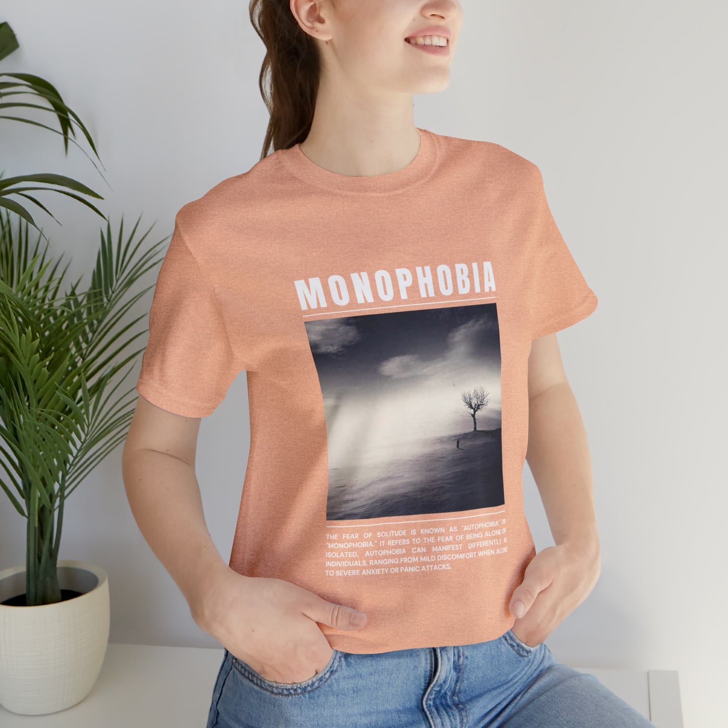 Monophobia Fear of Being Alone Halloween Tee