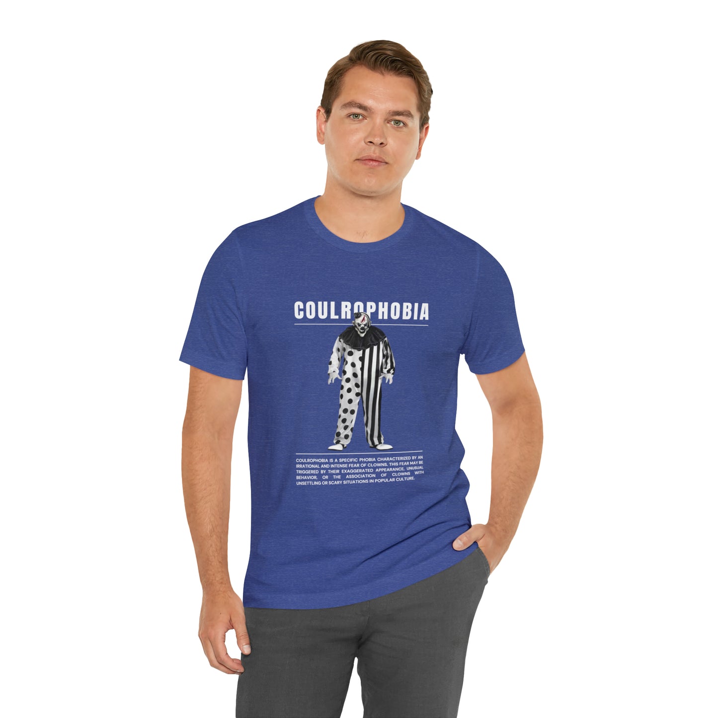 Coulrophobia Fear of Clowns Halloween Tee