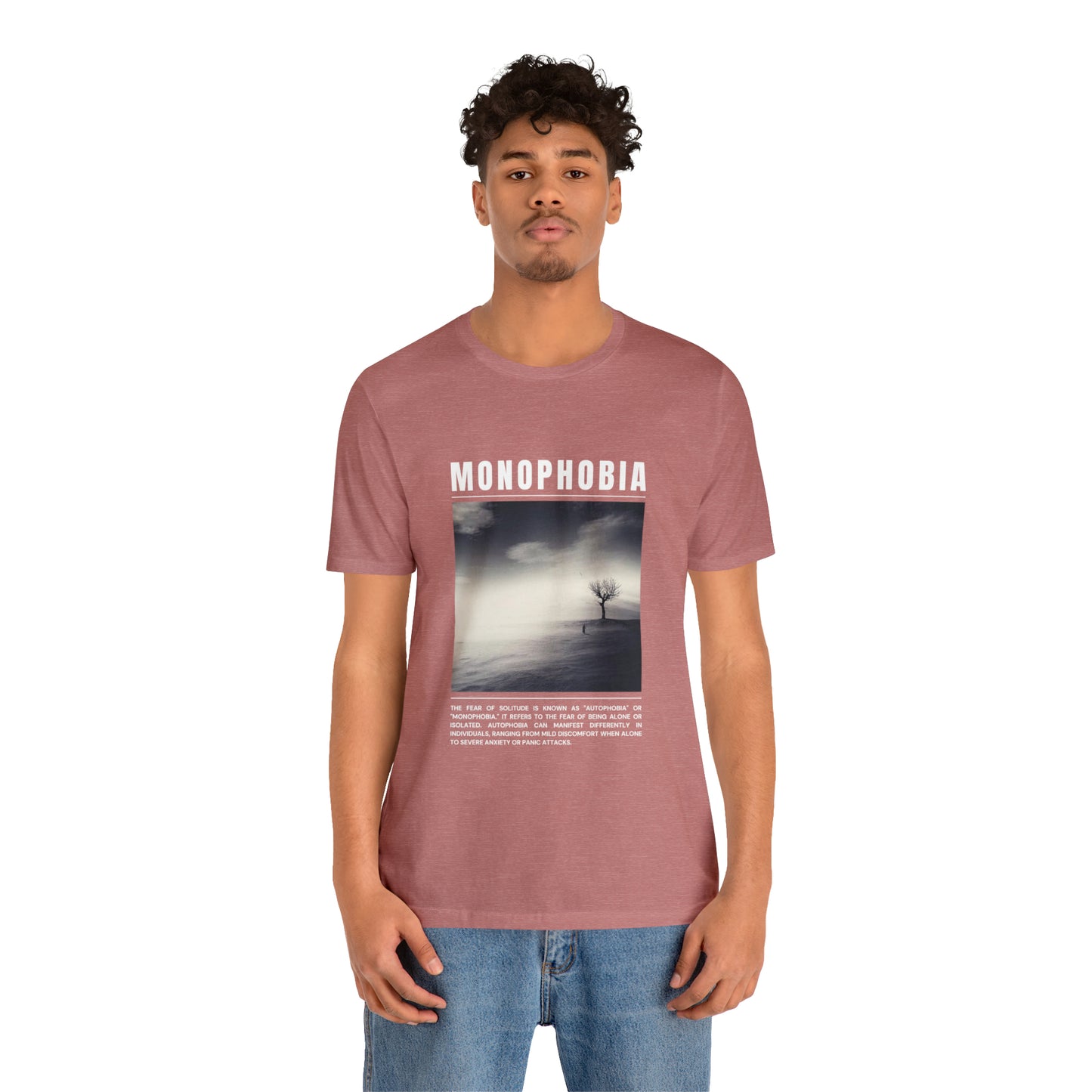 Monophobia Fear of Being Alone Halloween Tee
