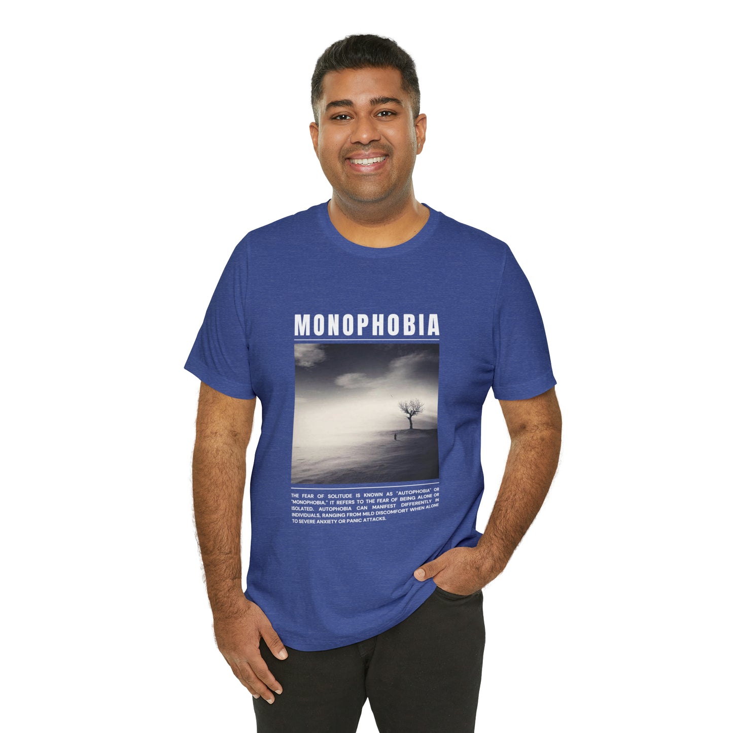 Monophobia Fear of Being Alone Halloween Tee