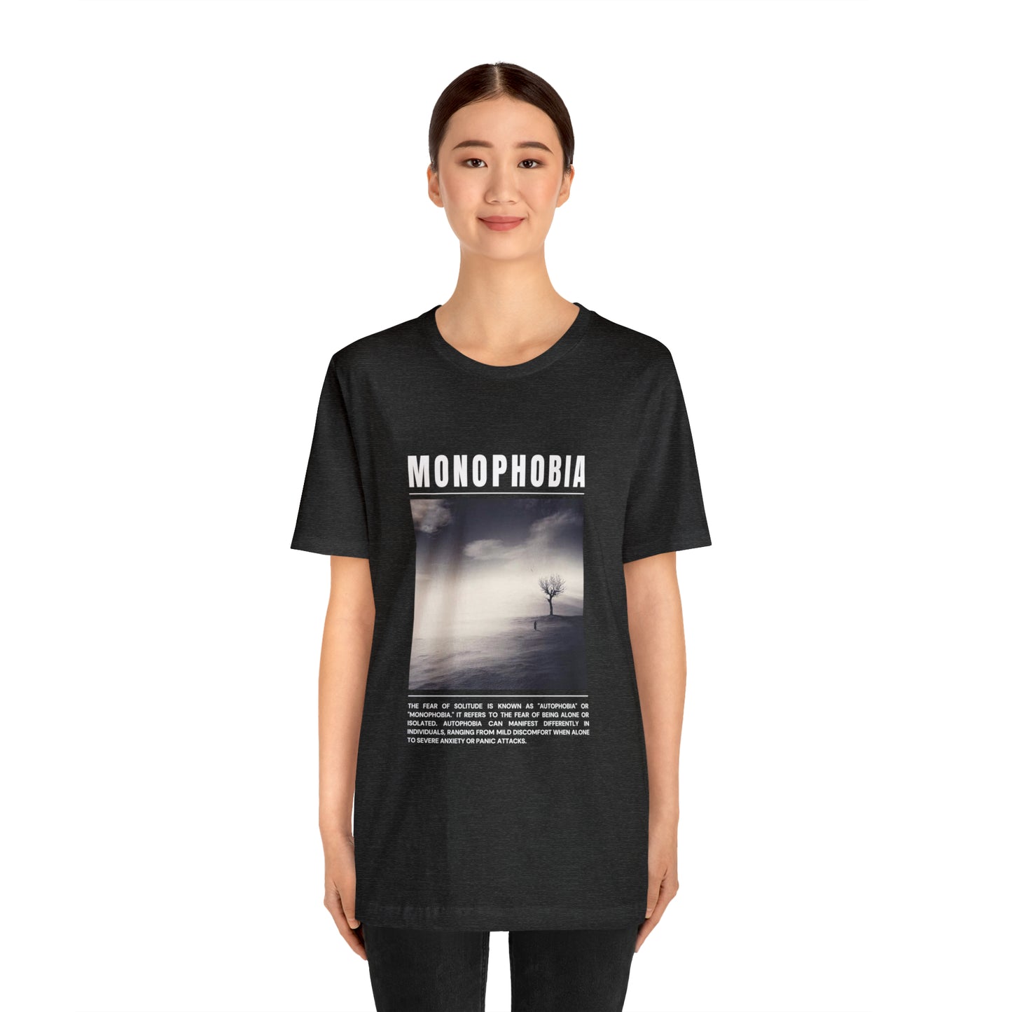 Monophobia Fear of Being Alone Halloween Tee