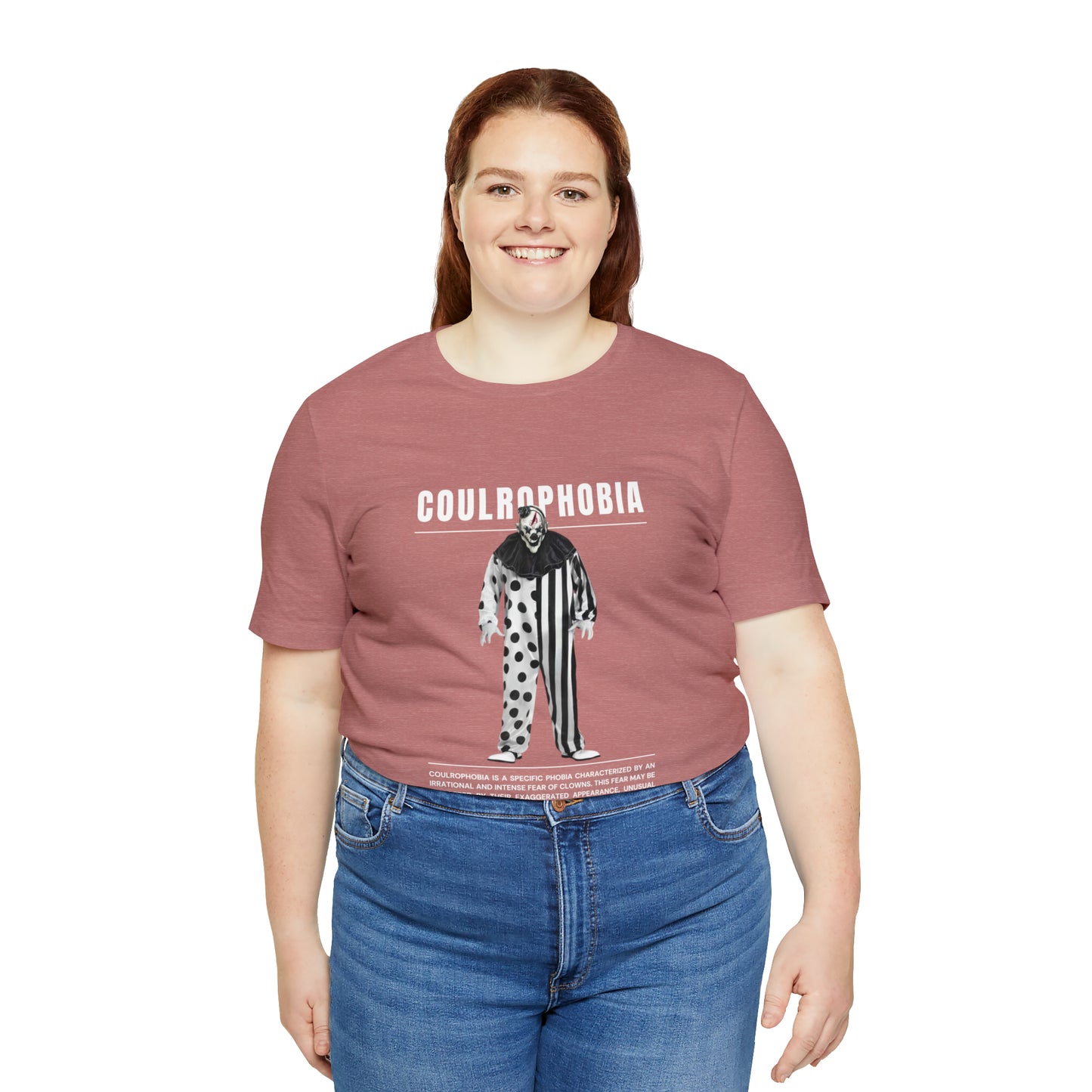 Coulrophobia Fear of Clowns Halloween Tee