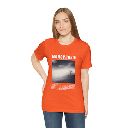 Monophobia Fear of Being Alone Halloween Tee