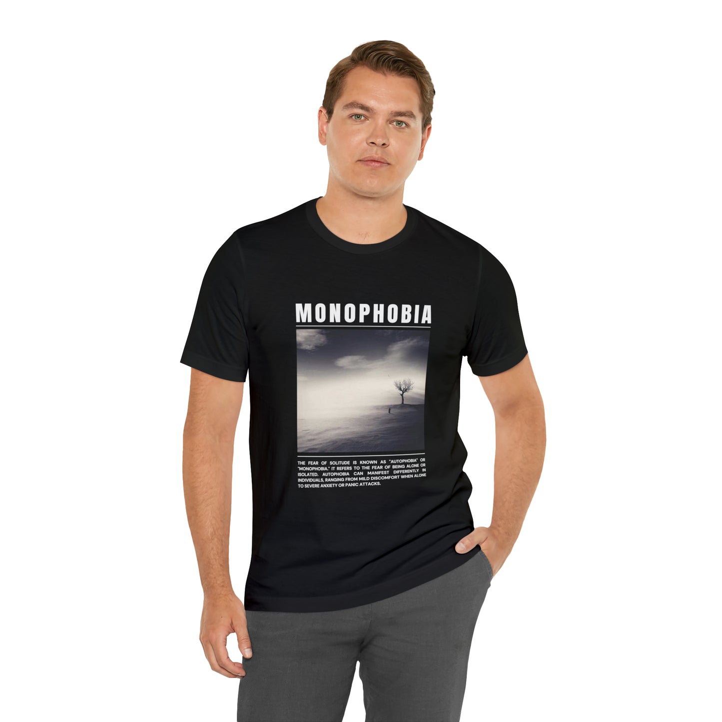 Monophobia Fear of Being Alone Halloween Tee