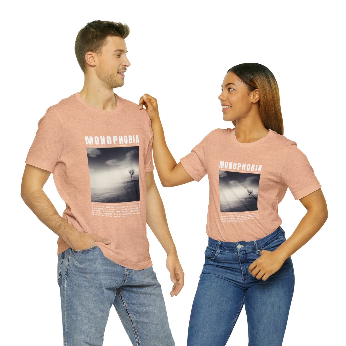 Monophobia Fear of Being Alone Halloween Tee