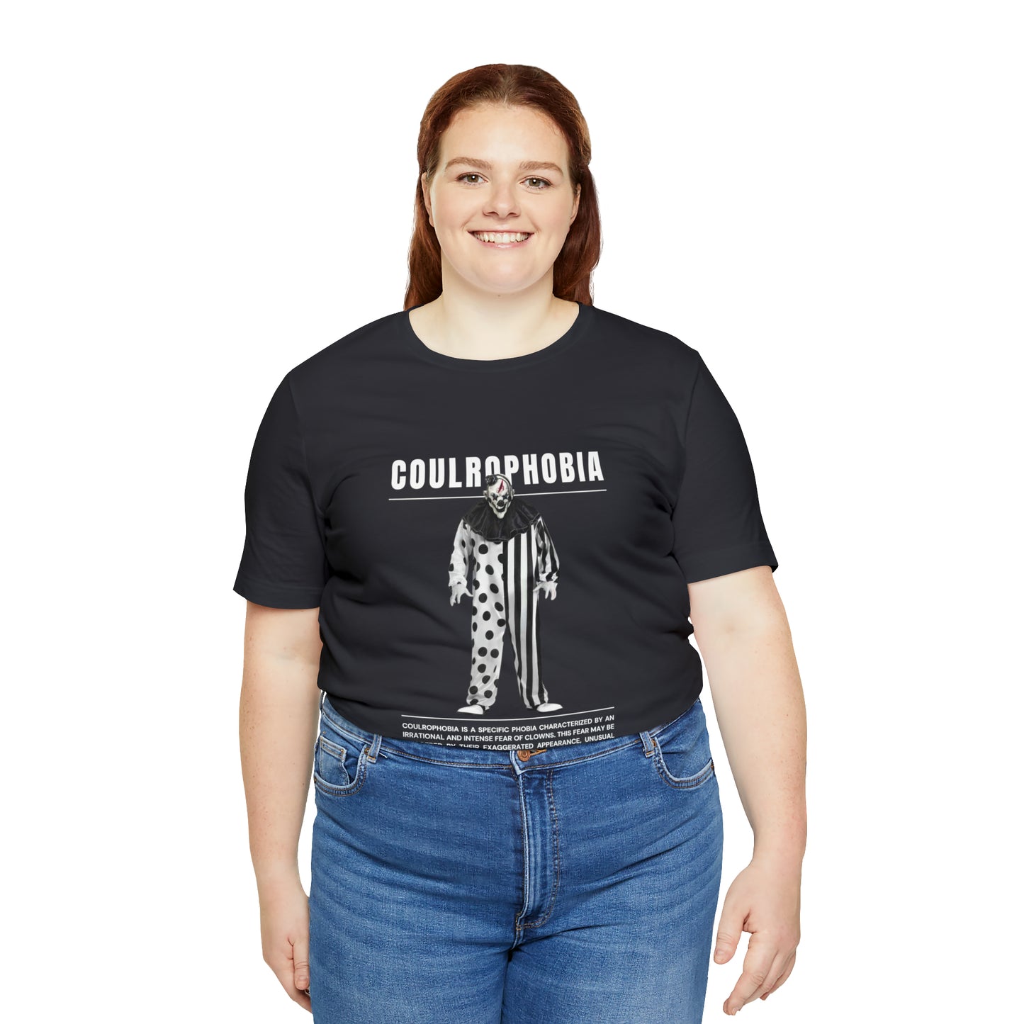 Coulrophobia Fear of Clowns Halloween Tee