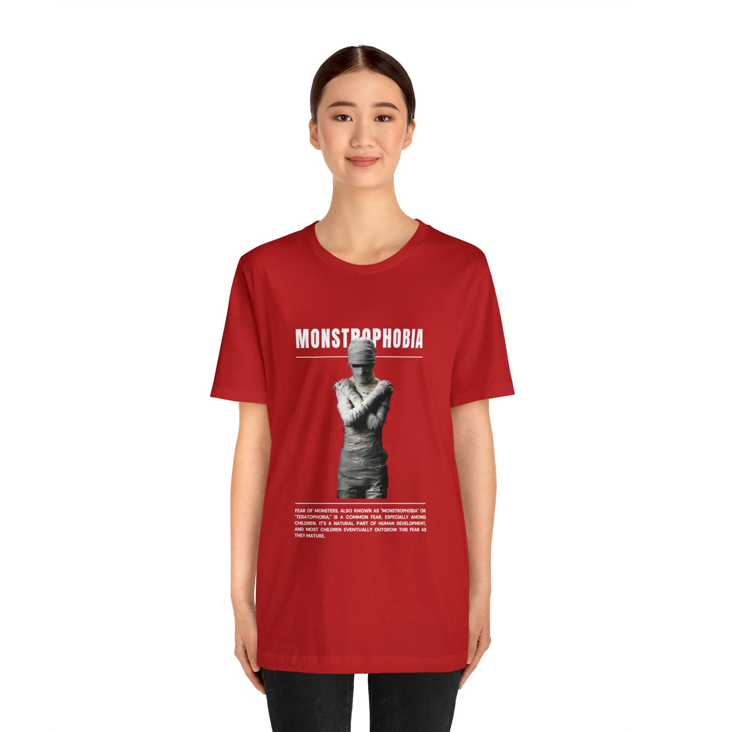 Monstrophobia Fear of Monsters Halloween Tee