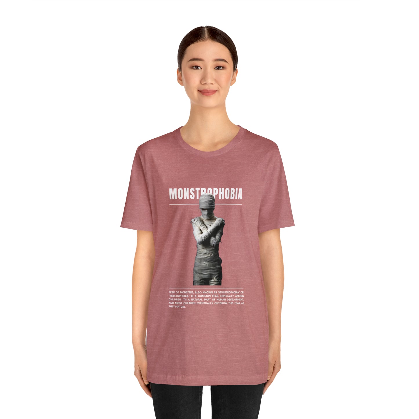 Monstrophobia Fear of Monsters Halloween Tee