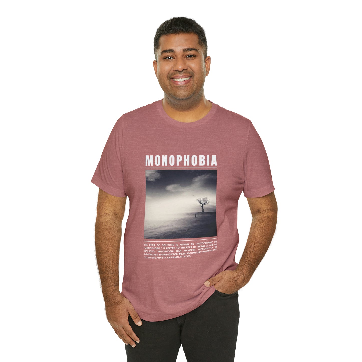 Monophobia Fear of Being Alone Halloween Tee