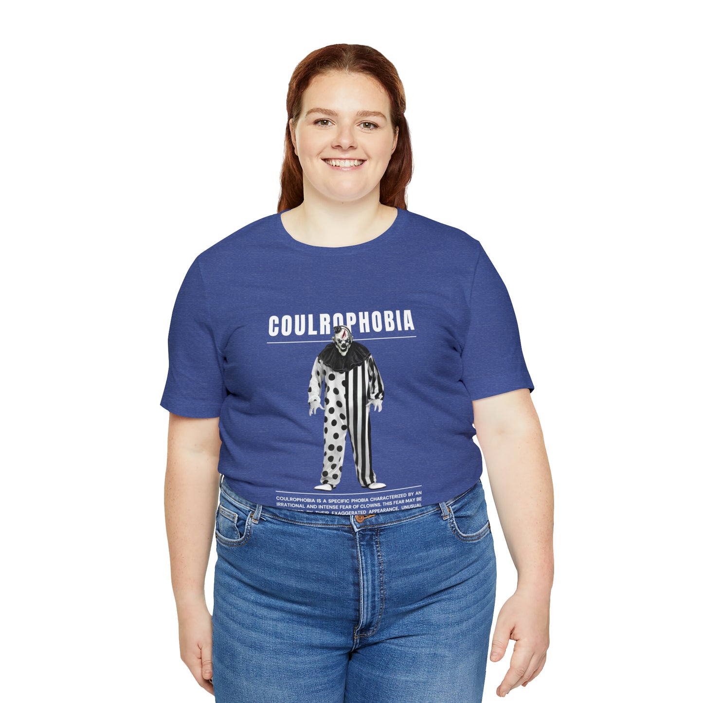 Coulrophobia Fear of Clowns Halloween Tee
