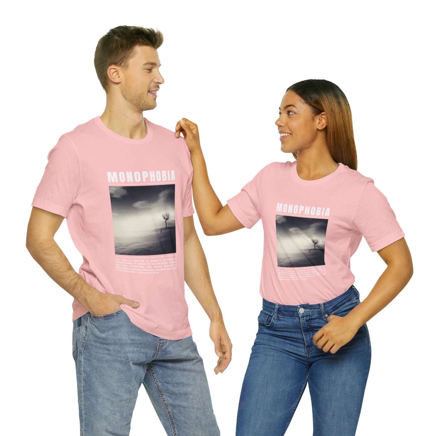 Monophobia Fear of Being Alone Halloween Tee