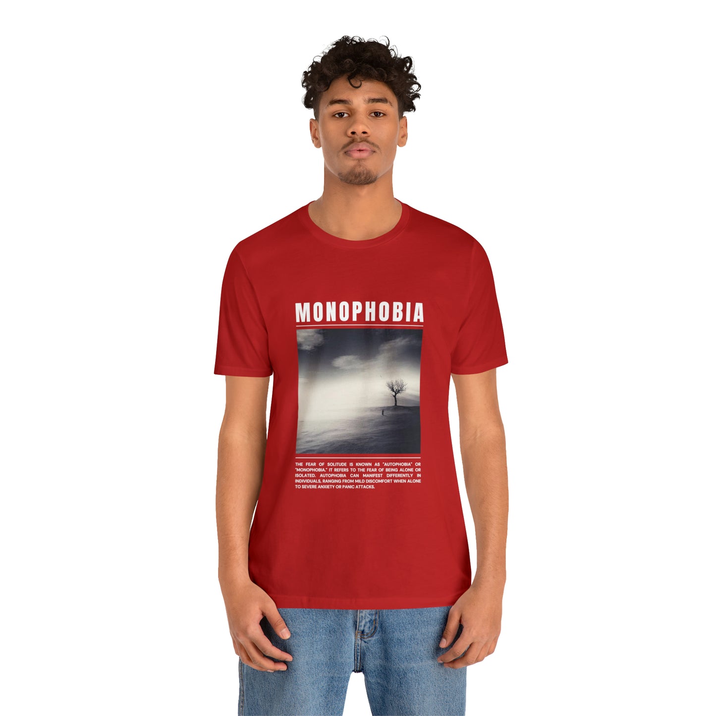 Monophobia Fear of Being Alone Halloween Tee