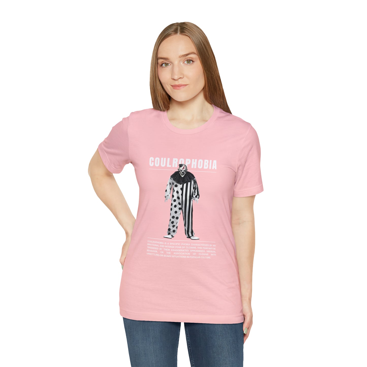 Coulrophobia Fear of Clowns Halloween Tee