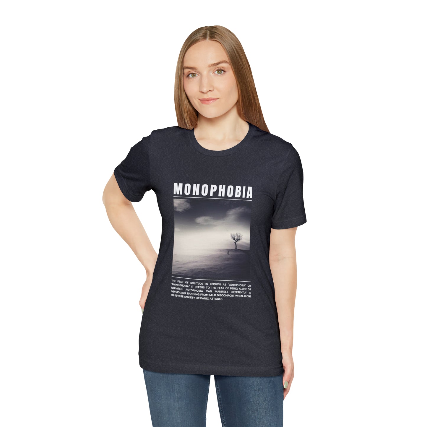 Monophobia Fear of Being Alone Halloween Tee