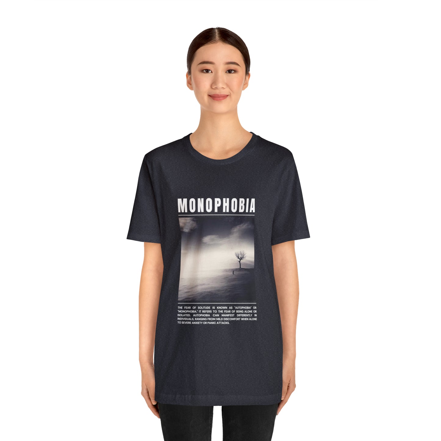 Monophobia Fear of Being Alone Halloween Tee