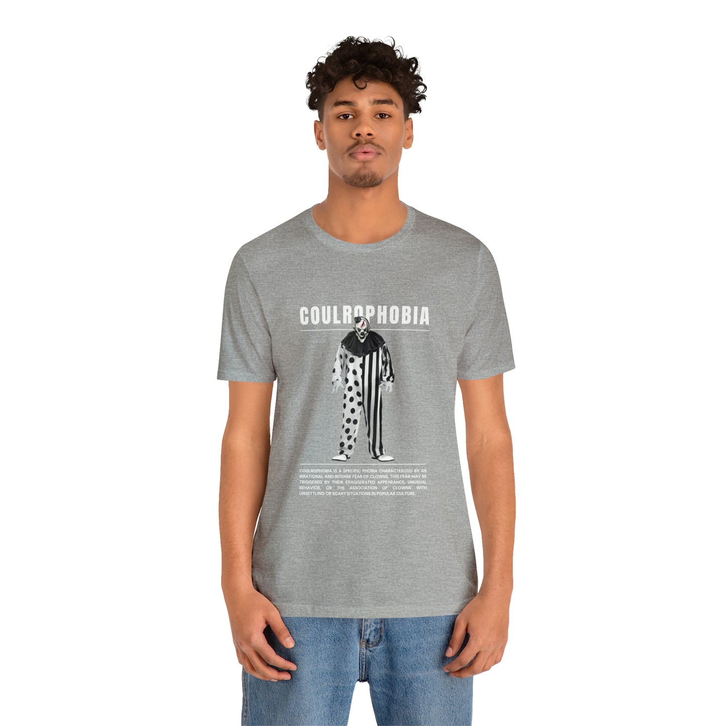 Coulrophobia Fear of Clowns Halloween Tee
