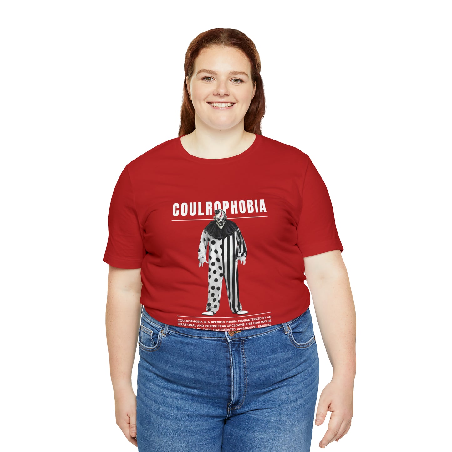 Coulrophobia Fear of Clowns Halloween Tee