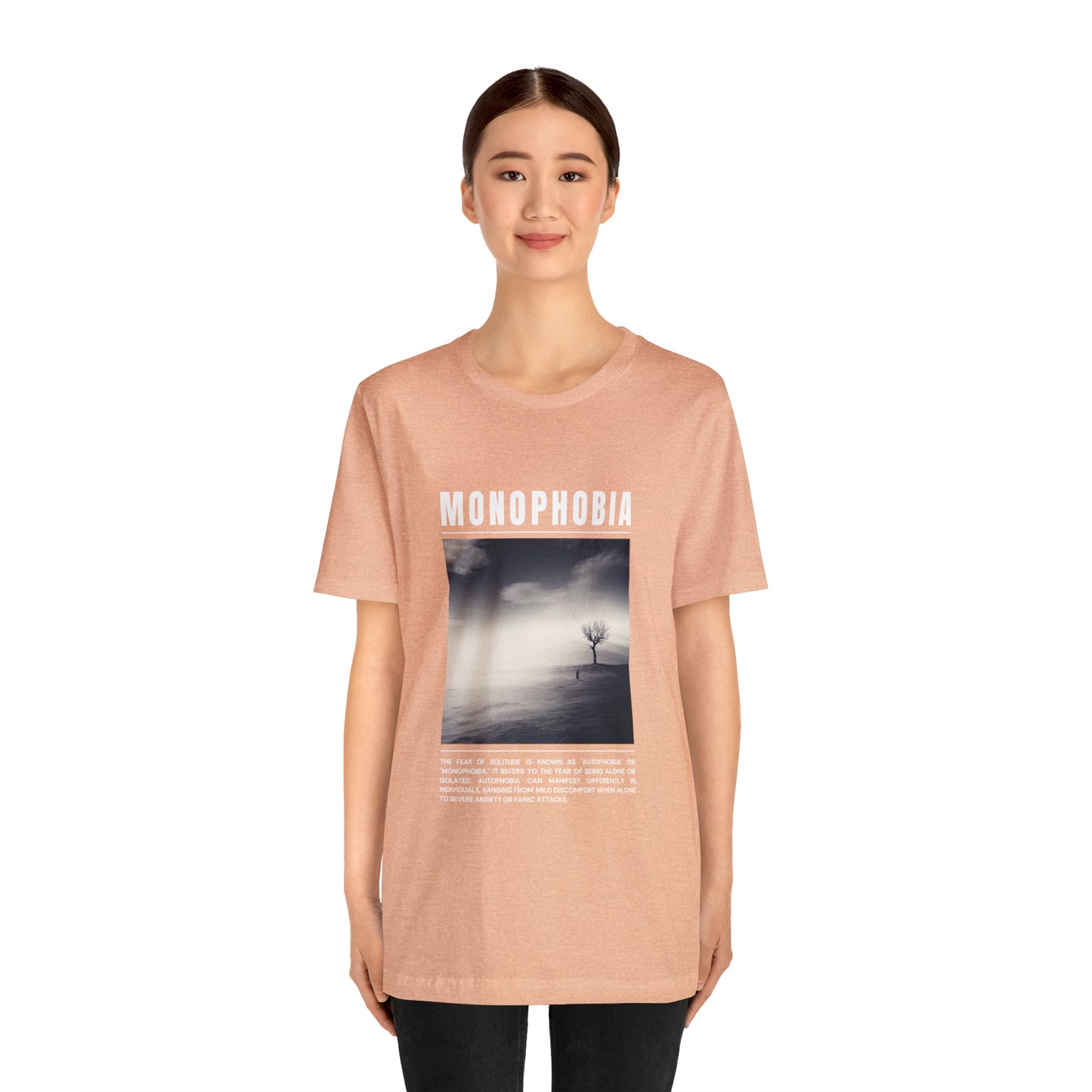 Monophobia Fear of Being Alone Halloween Tee