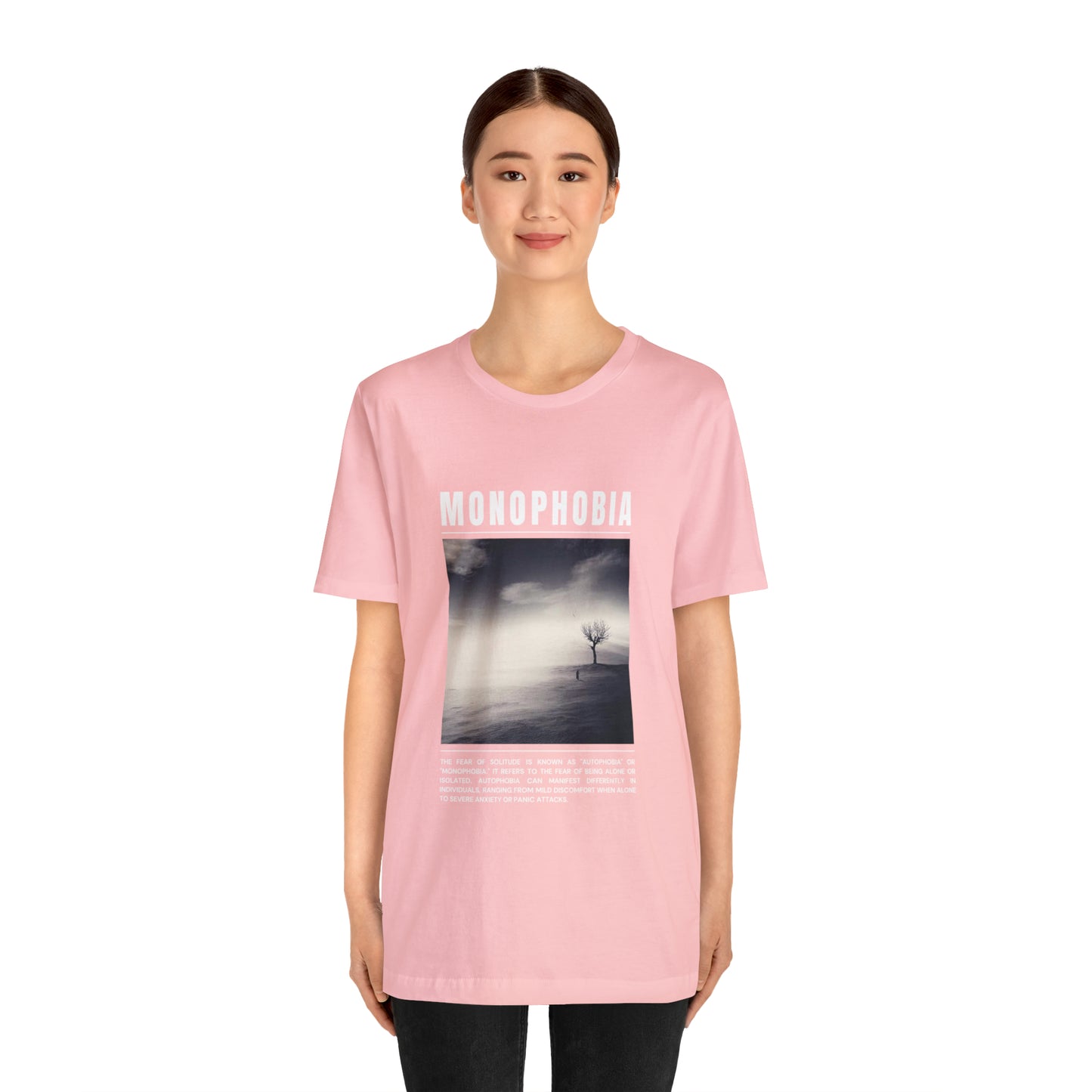 Monophobia Fear of Being Alone Halloween Tee