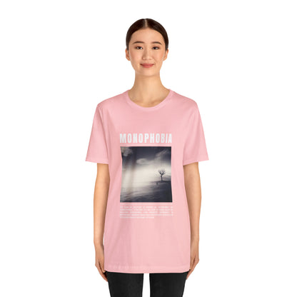 Monophobia Fear of Being Alone Halloween Tee