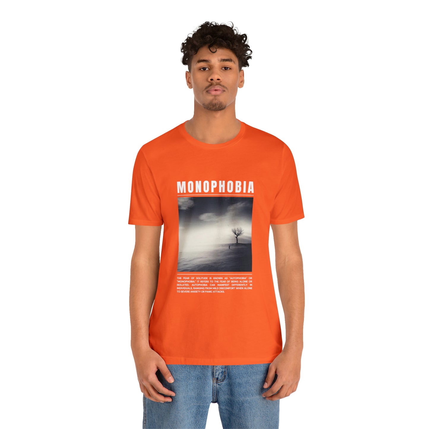 Monophobia Fear of Being Alone Halloween Tee