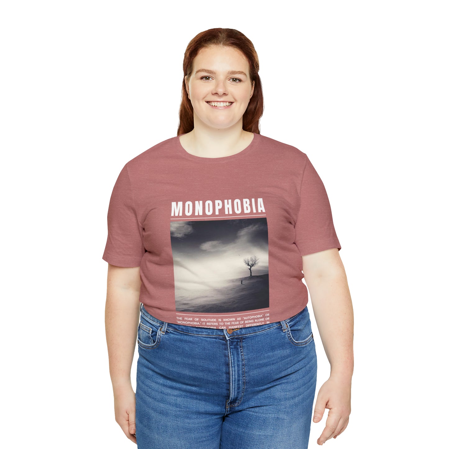 Monophobia Fear of Being Alone Halloween Tee