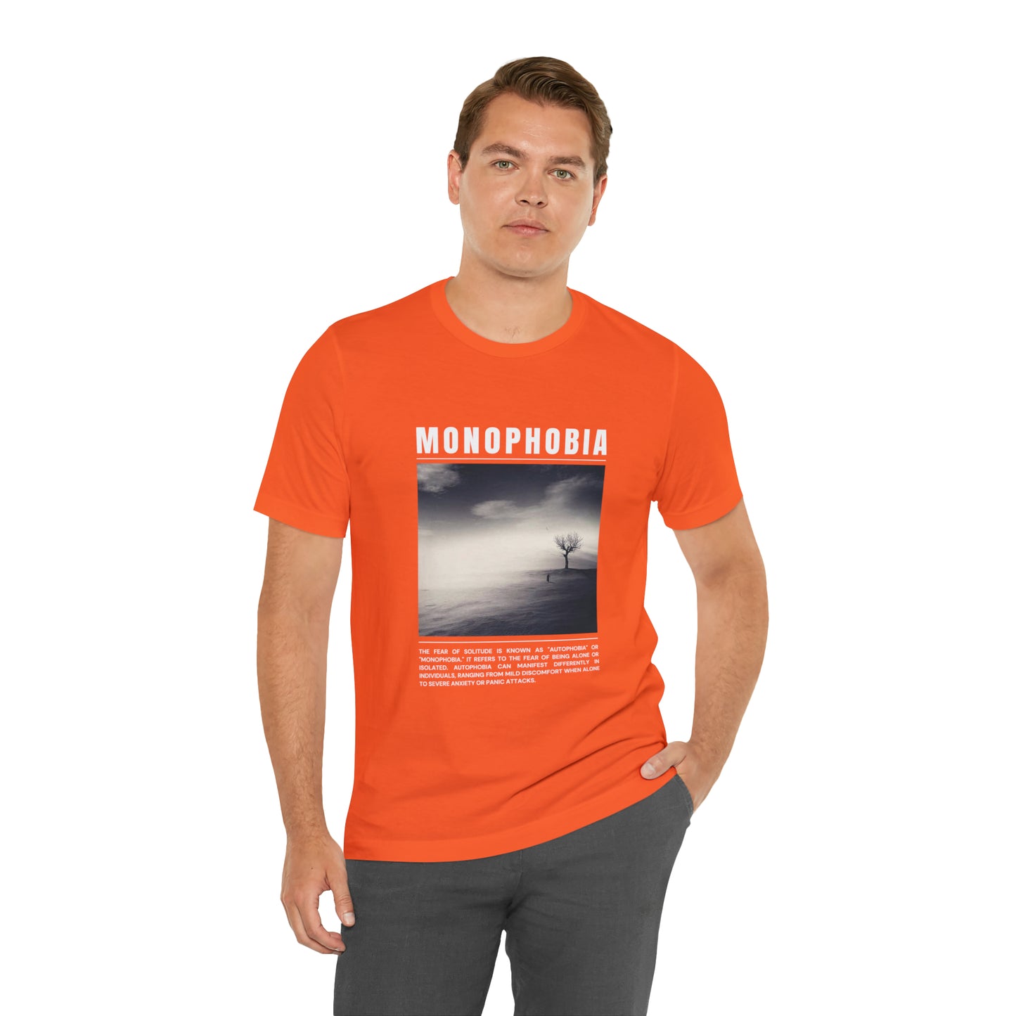 Monophobia Fear of Being Alone Halloween Tee