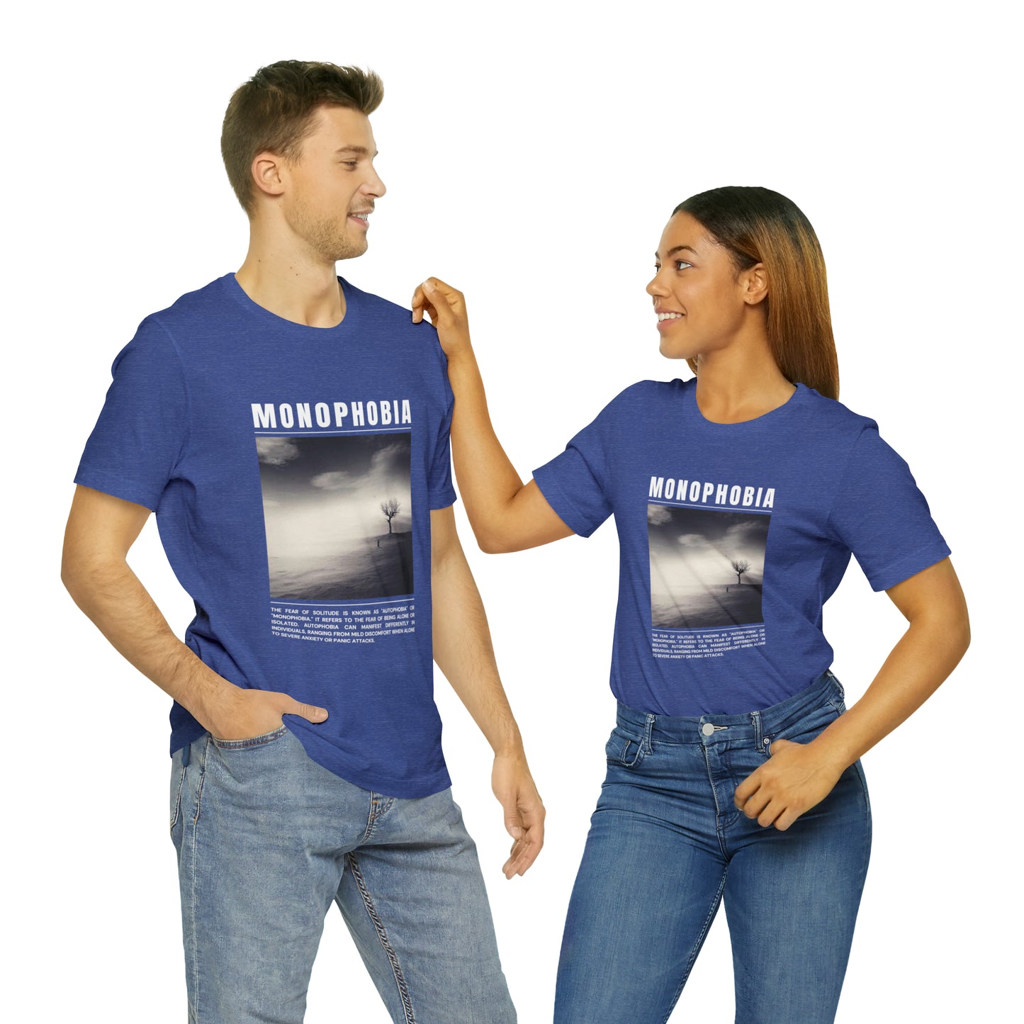 Monophobia Fear of Being Alone Halloween Tee